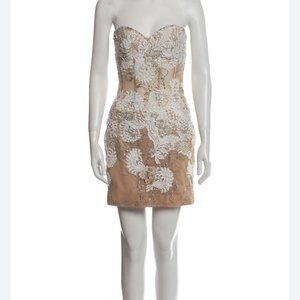 Jovani Culture Strapless Mini Dress